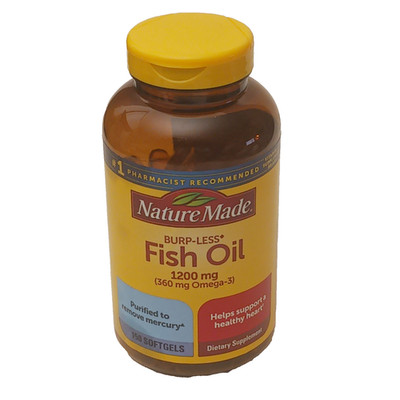 Nature Made Fish Oil 1200mg  150 Softgels Fish Oil Omega 3 Expires 05/2026