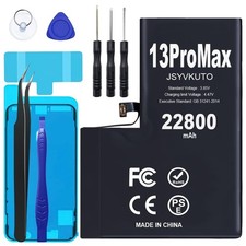 High-Capacity 22800mAh Replacement Battery for iPhone 13 Pro Max Repair Tool K