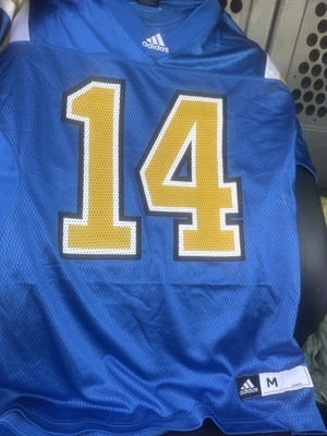 adidas UCLA Bruins #14 Blue Gold White Football Jersey NCAA Size M