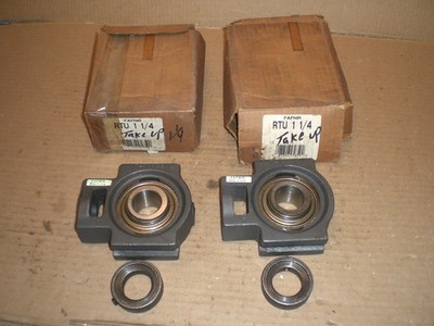 Fafnir RTU 1 1/4 NT Take Up Bearing 1-1/4'' Bore   Lot of 2