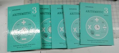 Exploring Arithmetic 3 Lot of Teacher's Manual Student book Worksheets 2012