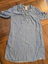 Philosophy Republic Blue Tencel Dress Size L