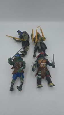 4x Teenage Mutant Ninja Turtles 2014 Movie Figures | TMNT | Playmates | Waffen