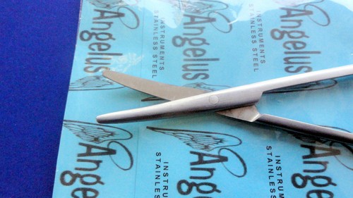 Medical Dental Scissor Metzenbaum CURVED 8" / 20 Cm ANGELUS - Picture 2 of 2