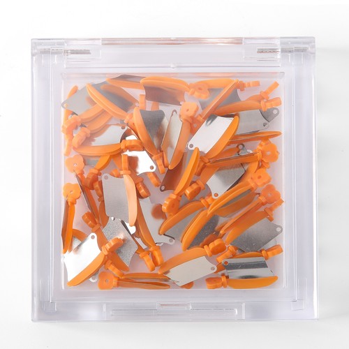 US 50x Cuñas de Diastema Matriz Dental Guardabarros Preparación Interproximal Protector de Cuña L/M/S - Imagen 4 de 16