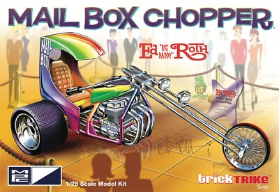 オートバイ・バイク MPC 1/25 Ed Roth's Mail Box Chopper 1:25 MPC ED BIG DADDY ROTH *MAIL BOX CHOPPER* Motorcycle Plastic