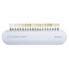 1Set Ivoclar Vivadent Dental Teeth Shade Guide A-D 20 Colors Porcelain Bleached