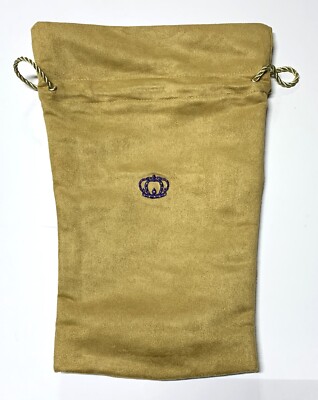 (1) Crown Royal Special Reserve Gold Suede Velvet Whiskey Bag Medium Size