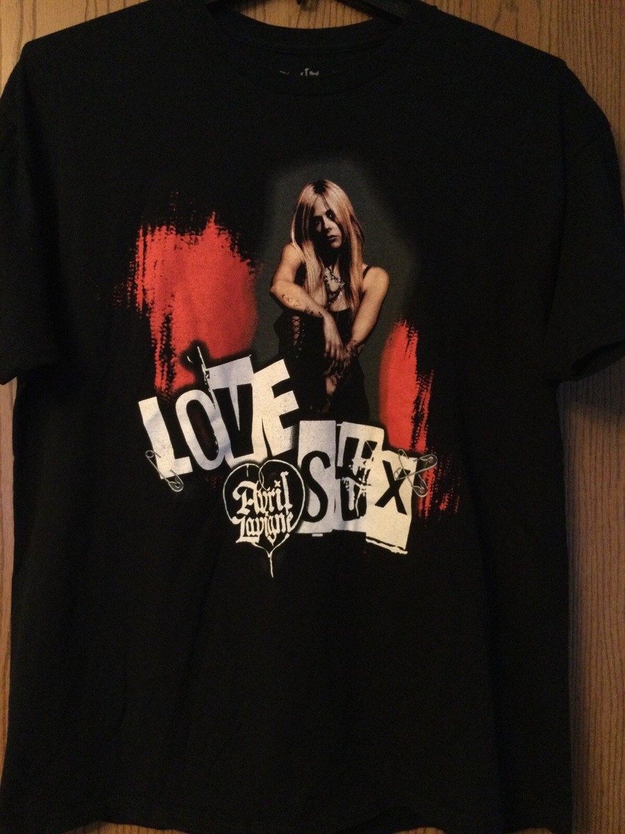 Avril Lavigne - “Love Sux” - 2022 Black Shirt - 2 Sided - XL