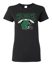 Philly PA Football Est 1933 Classic Retro Helmet Logo Sports Womens T-Shirt