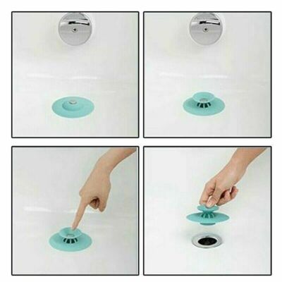 Tappi Scarico In Silicone - 2 Pezzi Universali Per Vasca, Lavandino E Cucina, Bianchi, 15cm - Foto 4