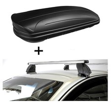 Dachbox VDPMAA320L matt+Dachträger K1P Alu für für VW Lupo 3Türer 98-05