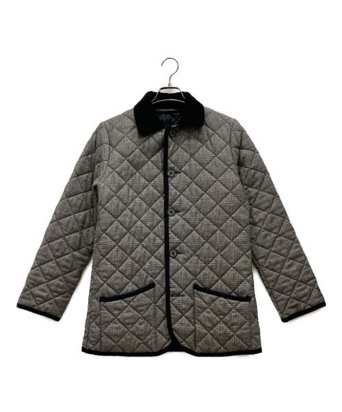Mackintosh Quilted Coat Loro Piana Stainless Steel Collar Glen 