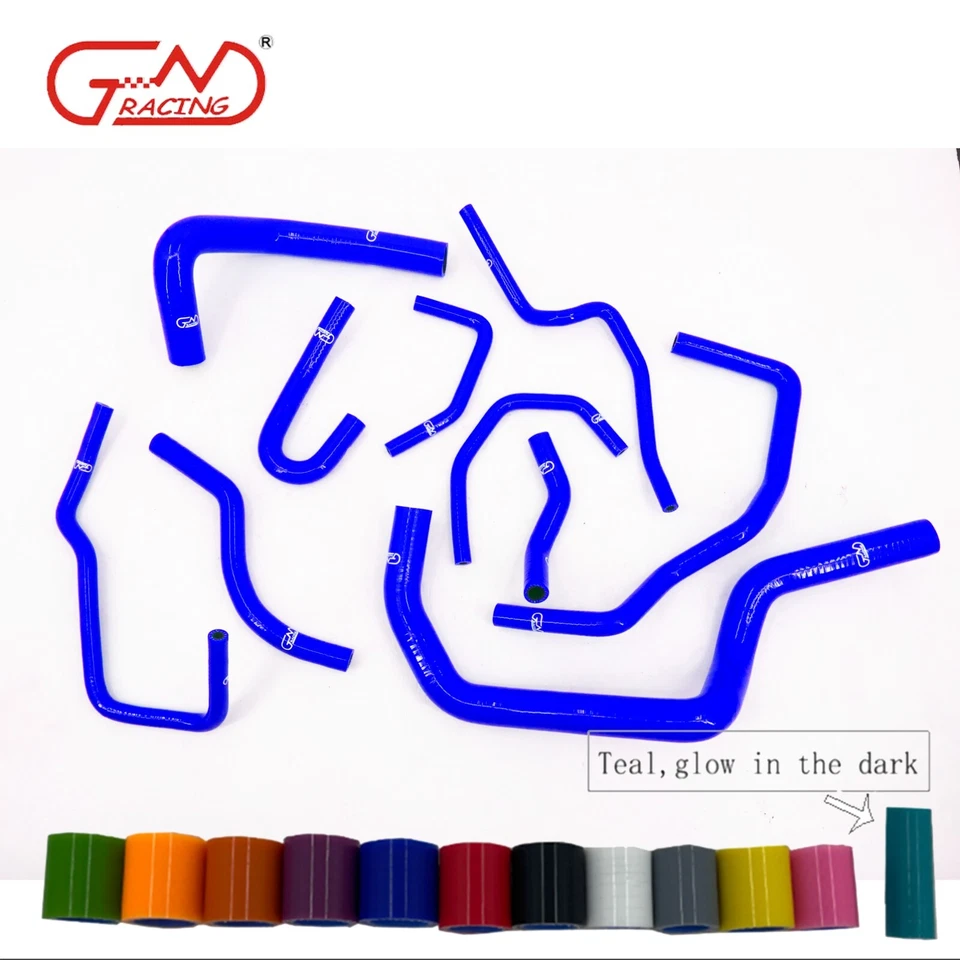 Silicone Radiator Heater Hose Kit Fit Honda CRV 1997-2001 CR-V MK1 B18 B20 Black - Image 3 of 4