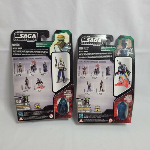 2 Star Wars The Saga Collection: Boba Fett & Barada Figures by Hasbro Episode VI - Picture 4 of 6