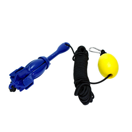 Blue Folding Grapnel Anchor Kit 1.5 lbs for PWC/Kayaks/Jet Skis/Dinghys/Canoe - Picture 2 of 2