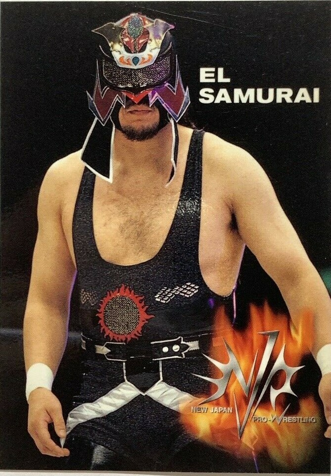 NEW JAPAN PRO-WRESTLING COMPLETE COLLEC… El Samurai New Japan Colle CorA Pro-Wrestling 2001 Trading