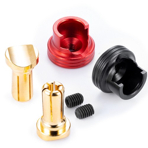FLYXM 4 mm/5 mm dissipatore di calore ottone spina banana per connettore batteria auto RC - Foto 4 di 11