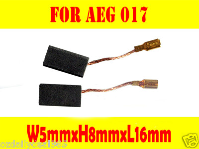 Carbon Brushes For AEG 017 279375 WS601 WS602 WS632 KSS2.5 Grinder 5X8X16mm
