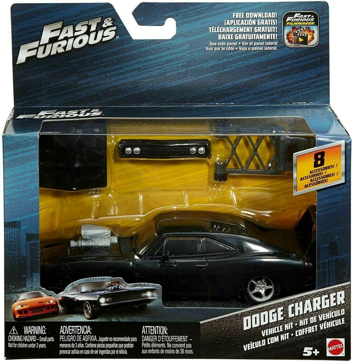 FAST& FURIOUS DODGE CHARGER POLICE 4台セット Amazon.com: Jada Fast & Furious Chase Twin Pack- Dom's Dodge