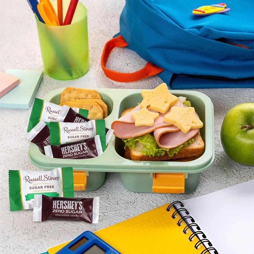 SUGAR FREE MIX PEPPERMINT & MILK CHOCOLATE RUSSELL HERSHEYS CANDY BULK VALUE BAG - Image 4 of 4