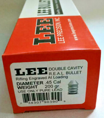 Lee Precision 90382 2-Cavity Bullet Mold - .45 Caliber 200 Grain Round Nose - For Reloading