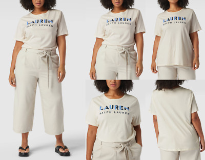 LAUREN RALPH LAUREN PLUS SIZE CURVE T-Shirt Top Bluse Shirt Comfort Retro 2XL