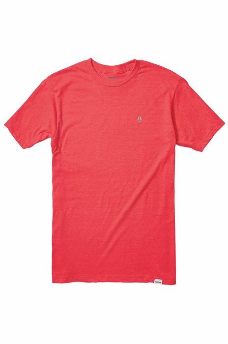НОВАЯ мужская футболка с коротким рукавом Nixon Sparrow из красного Вереска S2675-382, цена за 25 долларов США
