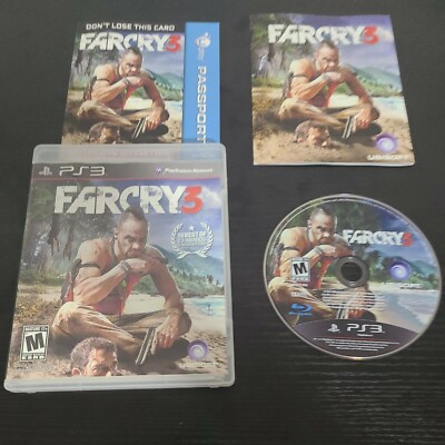 Far Cry 3 (Sony PlayStation 3, 2012) CIB Tested
