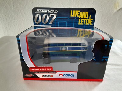 Corgi James Bond 007 Live & Let Die Double Decker BusTY06102 Neu in Box 2002