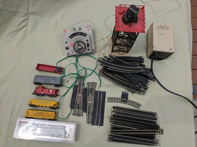 postage stamp train set