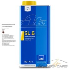 1L LITER ORIGINAL ATE BREMSFLÜSSIGKEIT BRAKE FLUID DOT4 SL.6 KANNE 30974067