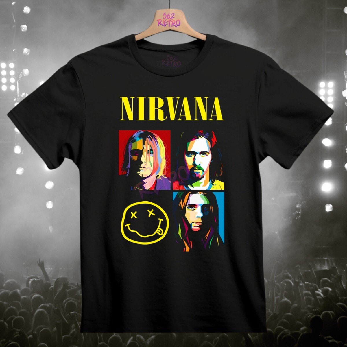 Nirvana Grunge Rock Band T-Shirt Black S-3XL | eBay