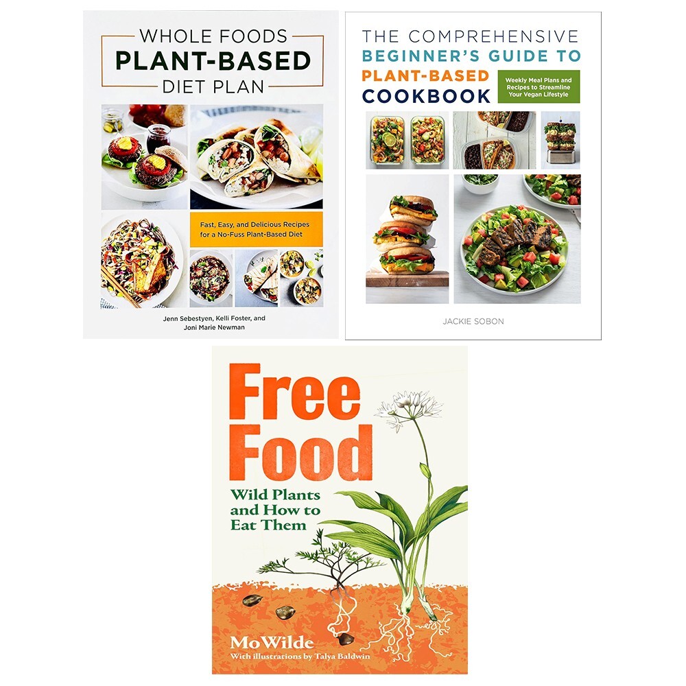 Whole Foods Plant Based Diet Plan,Free Food,Comprehensive Beginner Guide 3 Books