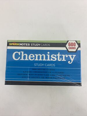 Chemistry Sparknotes Study Cards - 2004 edition