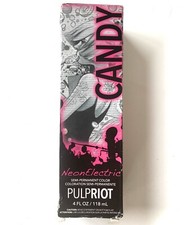 Pulp Riot Semi Permanent Hair Color 4oz Candy Neon Electric Neon Pink New Sealed