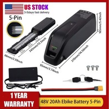 Hailong Lithium 48V 20Ah 100-1800W Electric Bike Ebike Battery 5Pin with Charger