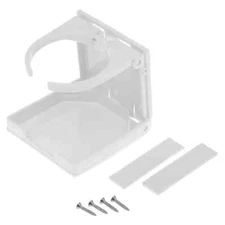 T-H Marine White Drink Holder - Adjustable - 8 pcs ~ FREE SHIPPING