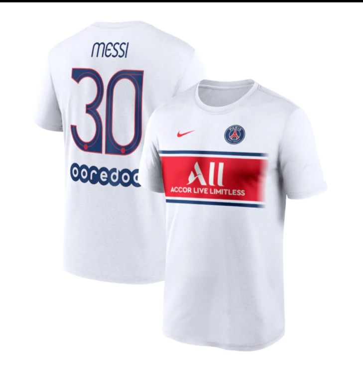 Lionel Messi PSG jersey 