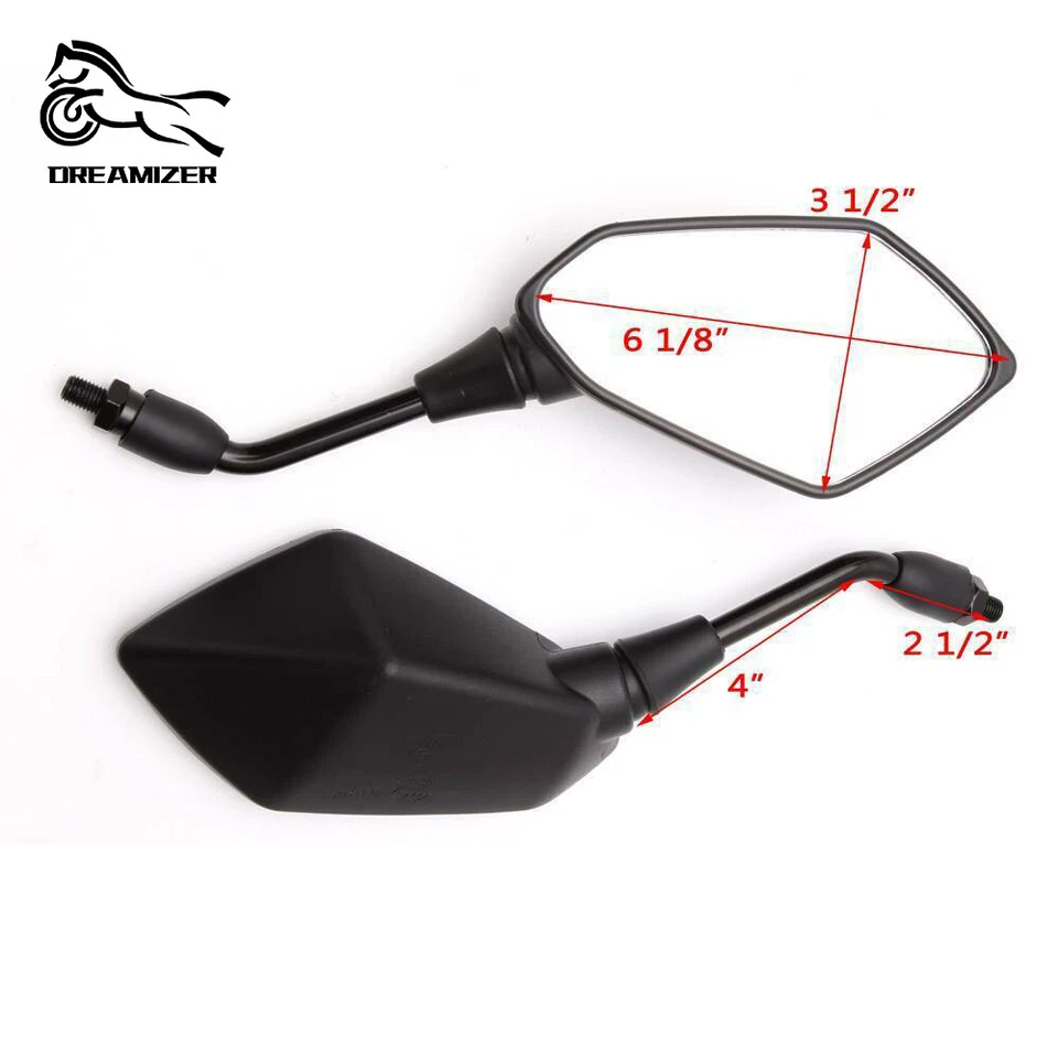 Par de espejos retrovisores laterales para moto Triumph Tiger 1200 1050 900 800 750 Foto 3 de 4