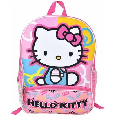 Fast Forward Hello Kitty 16'' Kids Backpack for Girls, with a small front Pocket