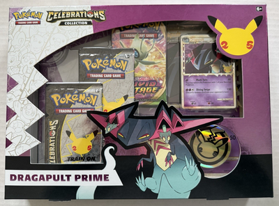 2021 Pokemon CELEBRATIONS Dragapult Prime Box factory sealed
