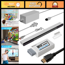 4 in 1 Wii Replacement Cable Set - HDMI Converter, Power Adapter, Motion Sensor