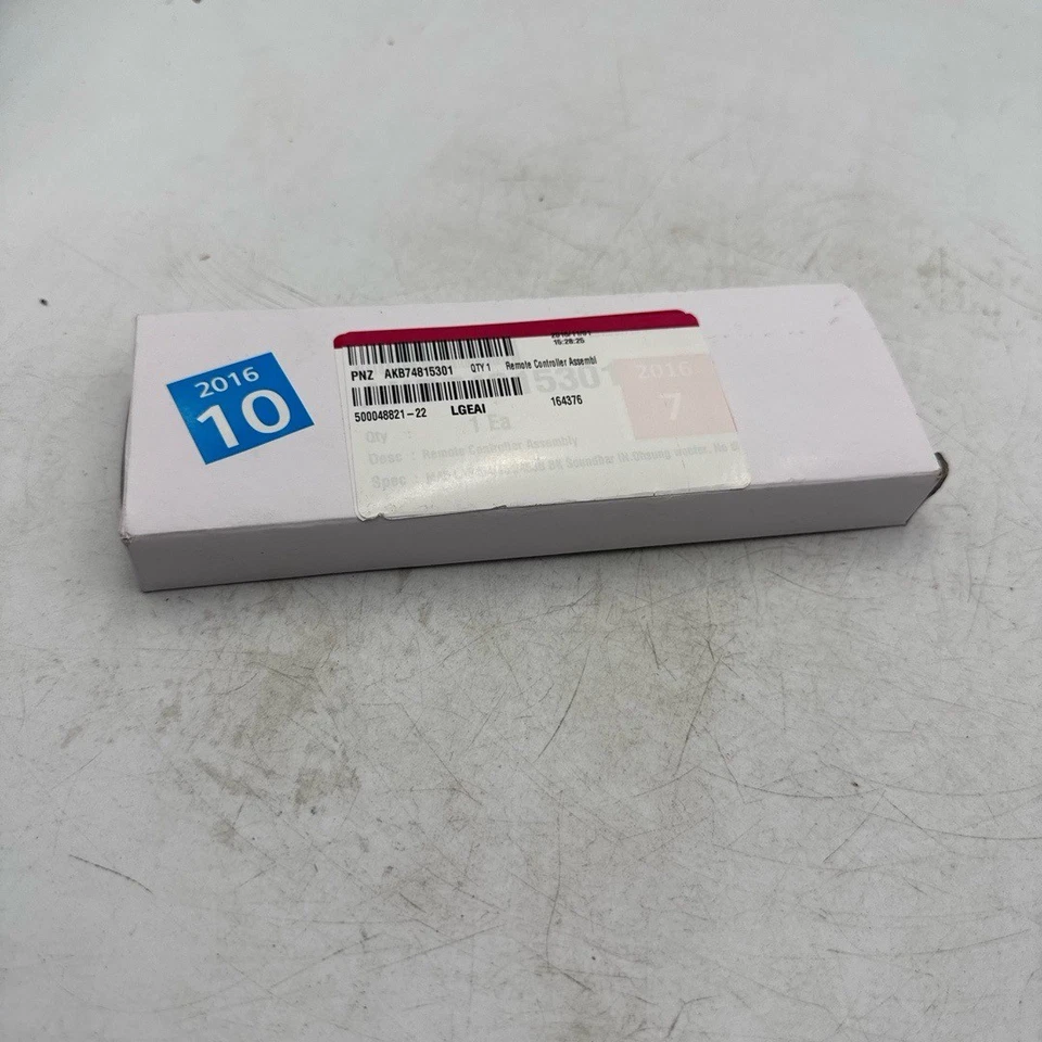 Conjunto de control remoto barra de sonido LG negro AKB74815301 nivel de woofer ergonómico Foto 2 de 4