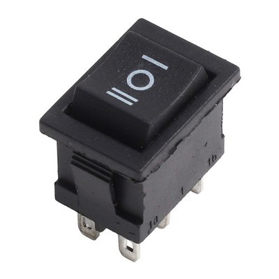 Built DPDT Black Rocker Switch with High Performance Ratings