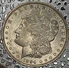 1894O Toned Morgan Silver Dollar Uncertified About Uncirculated Plus  Condition