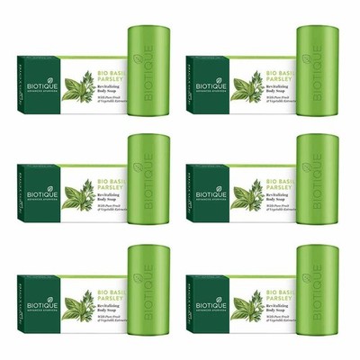 Biotique Bio Basilikum und Petersilie Körper Revitalisierende Körperseife 150...