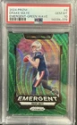 **SEND ME AN OFFER** 2024 Emergent Drake Maye #4 Green Wave Prizm (RC)