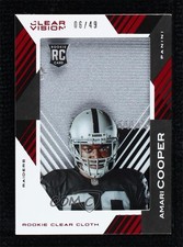 2015 Panini Clear Vision Rookie Cloth Jerseys Prime 6/49 Amari Cooper 0d44