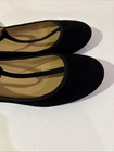 NINE WEST SIMULATED SUEDE BLACK WOMENS T-STRAP BALLET FLATS SZ. 8 M NEW W/DEFECT — photo 10